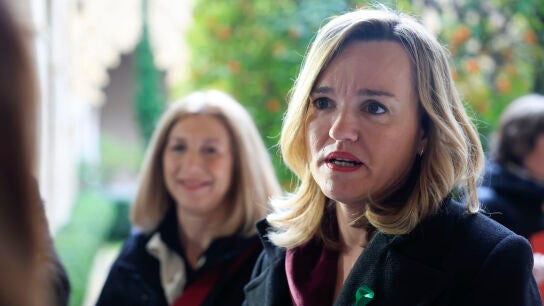 La exministra y candidata del PSOE en las elecciones de Arag&oacute;n, Pilar Alegr&iacute;a