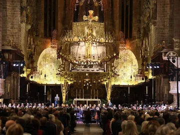 Concierto anual de Pascua en la Catedral-basílica, en Palma de Mallorca Concierto anual de Pascua en la Catedral-basílica, en Palma de Mallorca
