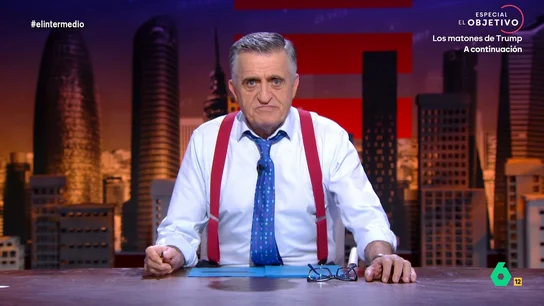 Wyoming, a Trump tras su comportamiento machista con una periodista: "¿Cómo quiere que le pregunte por los casos de pederastia, con una sonrisa?" Wyoming, a Trump tras su comportamiento machista con una periodista: "¿Cómo quiere que le pregunte por los casos de pederastia, con una sonrisa?"