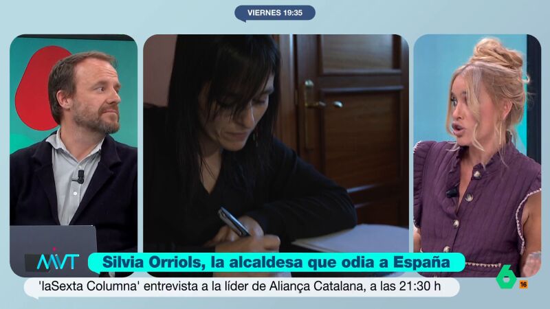 Chapu Apaolaza, a la izquierda; a la derecha, Afra Blanco