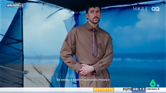 Alfonso Arús, de la actuación de Bad Bunny en la Super Bowl: "Le veo muy crecido, anuncia muchas colaboraciones, pero no le dará tiempo" Alfonso Arús, de la actuación de Bad Bunny en la Super Bowl: "Le veo muy crecido, anuncia muchas colaboraciones, pero no le dará tiempo"