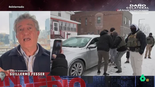 Guillermo Fesser, sobre los disturbios en Minneapolis por el ICE: "Trump quiere provocar una respuesta violenta y parar las elecciones" Guillermo Fesser, sobre los disturbios en Minneapolis por el ICE: "Trump quiere provocar una respuesta violenta y parar las elecciones"