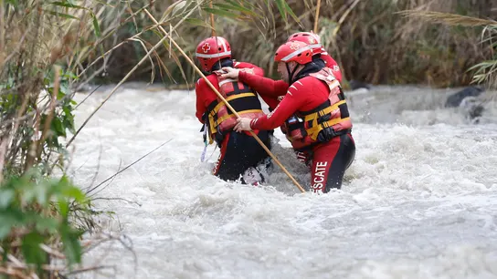 Efectivos de búsqueda en Sayalonga Efectivos de búsqueda en Sayalonga