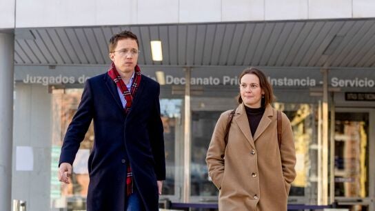 Errej&oacute;n, en una foto de archivo, saliendo de los Juzgados de Plaza de Castilla