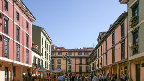 Interior de la Plaza del Fontán Interior de la Plaza del Fontán