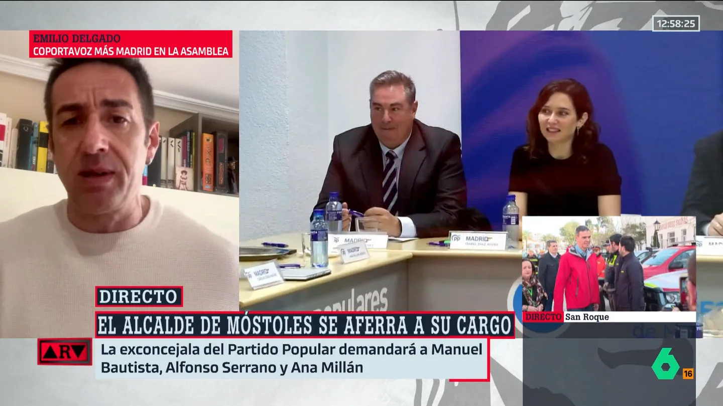 Emilio Delgado, sobre las denuncias de acoso sexual y laboral en el PP: "Todos los implicados pertenecen al núcleo duro de Isabel Díaz Ayuso" Emilio Delgado, sobre las denuncias de acoso sexual y laboral en el PP: "Todos los implicados pertenecen al núcleo duro de Isabel Díaz Ayuso"