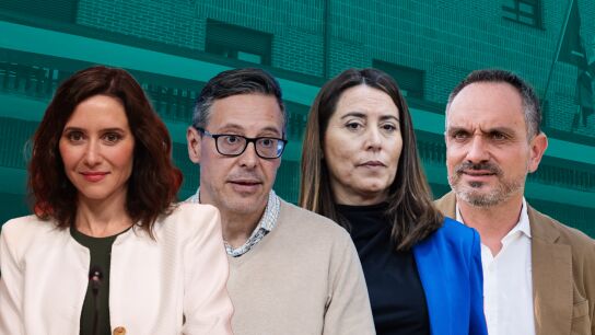 Isabel D&iacute;az Ayuso y tres implados en el esc&aacute;ndalo de M&oacute;stoles: Alfonso Serrano, Ana Mill&aacute;n y Manuel Bautista