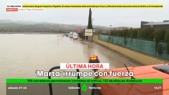 laSexta accede a Hu&eacute;tor Tajar (Granada), un pueblo anegado por la borrasca