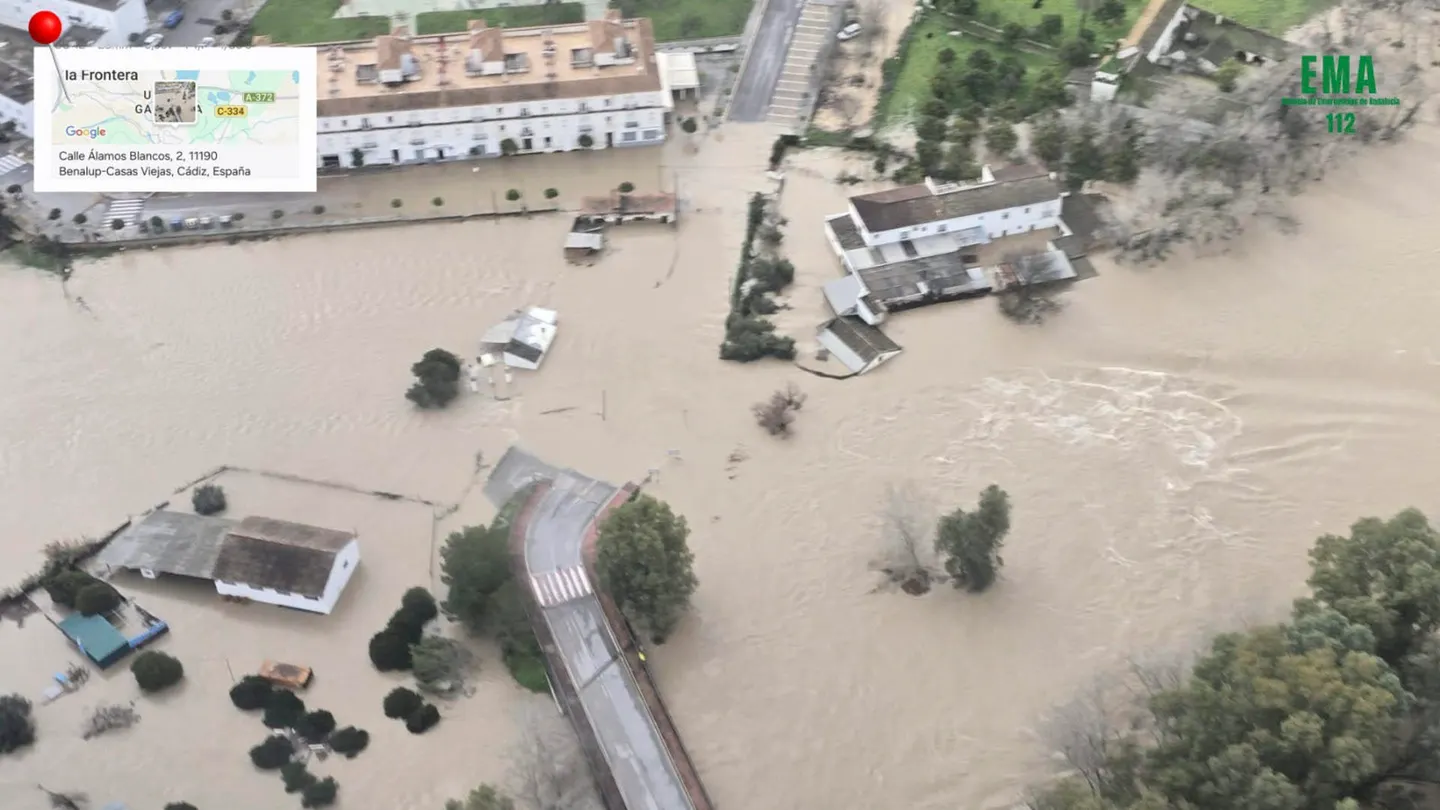 Benalup-Casas Viejas, en Cádiz, a vista de dron Benalup-Casas Viejas, en Cádiz, a vista de dron
