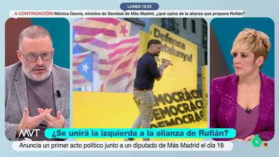 Edu Galán, sobre el proyecto de Rufián: "La izquierda tiene que plantear soluciones y no disparar a cualquiera que propone cosas" Edu Galán reflexiona sobre el proyecto que estaría encabezando Rufián para unir a todos los partidos a la izquierda del PSOE. En este vídeo, opina que en la izquierda "no podemos seguir como estamos".
