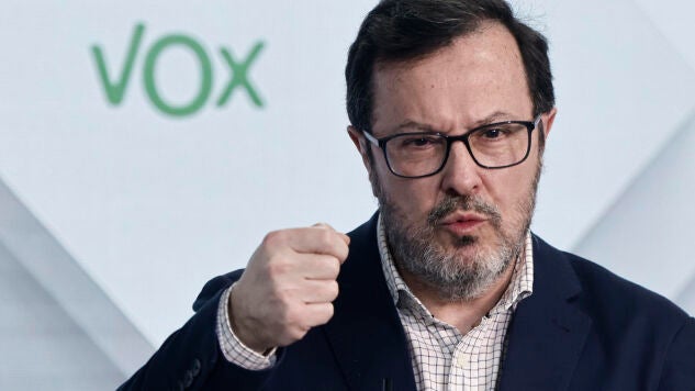 El portavoz de Vox, Jos&eacute; Antonio F&uacute;ster