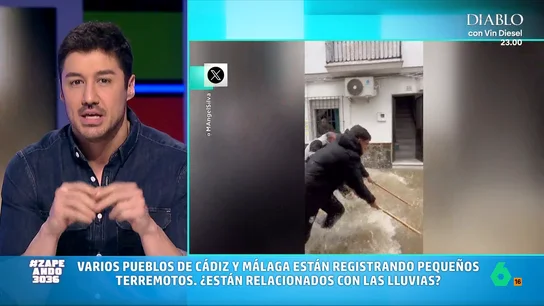 ¿Tienen relación las intensas lluvias con los terremotos? Francisco Cacho lo aclara en este vídeo: "El agua no produce terremotos" ¿Tienen relación las intensas lluvias con los terremotos? Francisco Cacho lo aclara en este vídeo: "El agua no produce terremotos"
