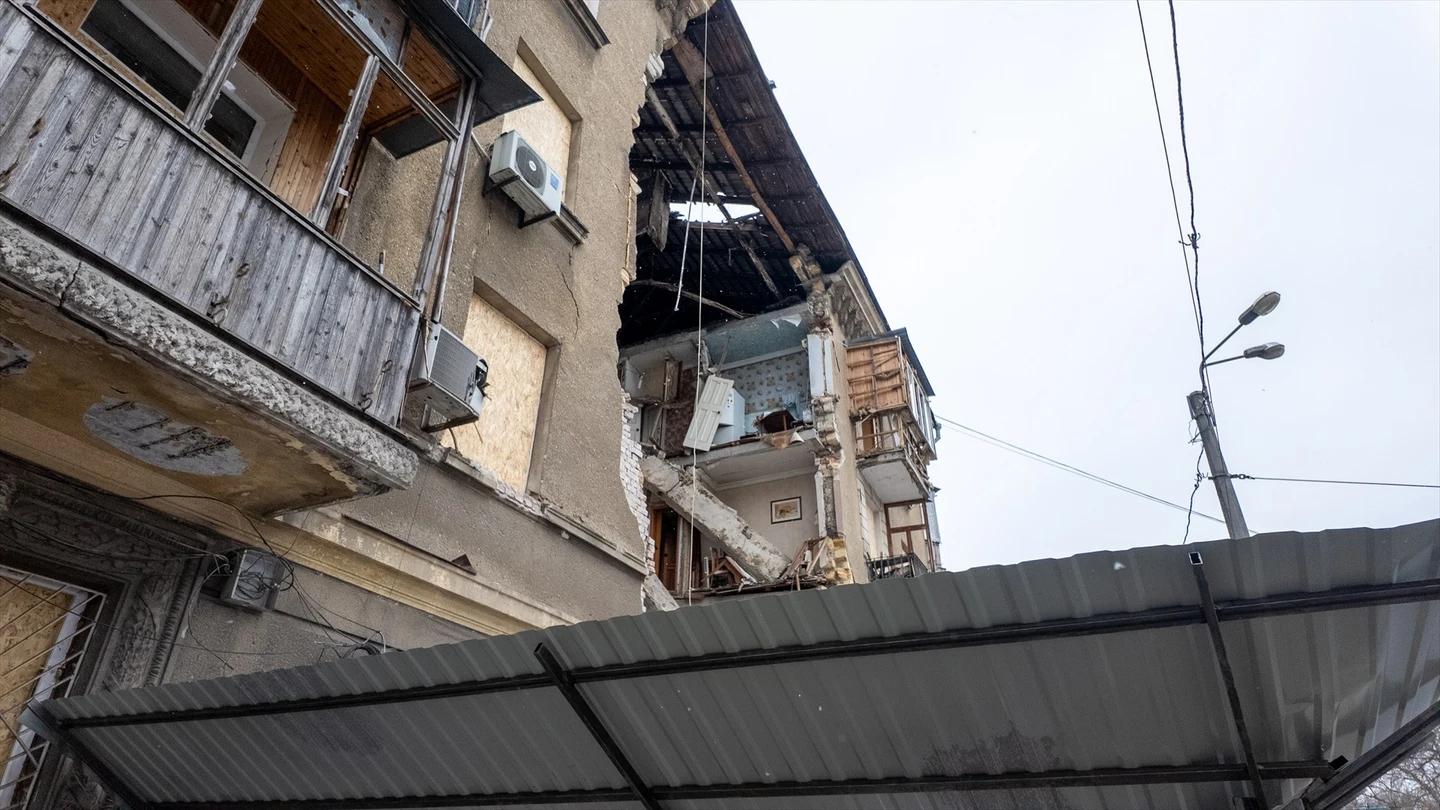 Imagen de archivo. Consecuencias de un ataque ruso con drones en la ciudad de Odesa Imagen de archivo. Consecuencias de un ataque ruso con drones en la ciudad de Odesa