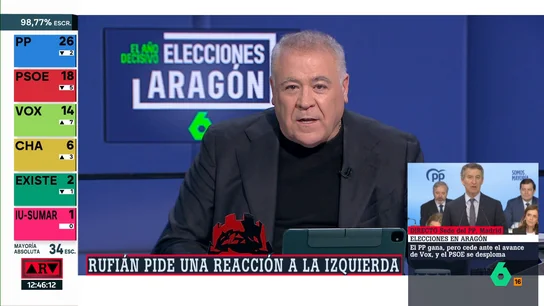 Ferreras, sobre ERC Ferreras, sobre ERC