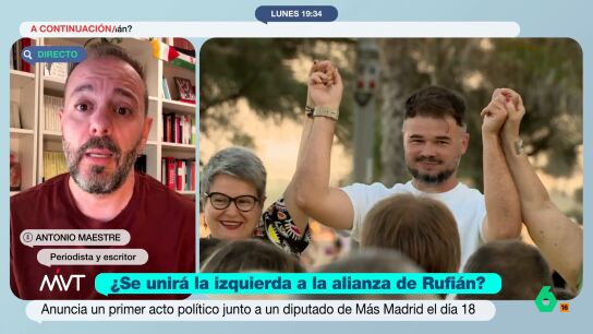 El periodista manifiesta que es muy esc&eacute;ptico sobre esta posible alianza de las fuerzas a la izquierda del PSOE. A pesar de ello, considera interesante que "se quieran mover cosas y que haya propuestas en un sentido de efectividad electoral". 