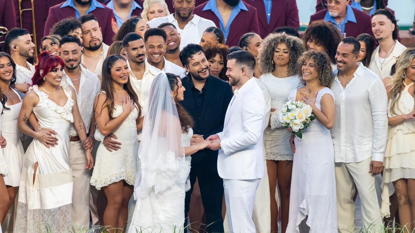 Imagen de archivo de la boda real en la Super Bowl Imagen de archivo de la boda real en la Super Bowl