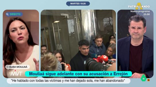 Elisa Mouli&aacute;a contacta con M&aacute;s Vale Tarde para explicar por qu&eacute; sigue adelante con su acusaci&oacute;n contra &Iacute;&ntilde;igo Errej&oacute;n por agresi&oacute;n sexual y, en este v&iacute;deo, muestra su indignaci&oacute;n contra la Fiscal&iacute;a.