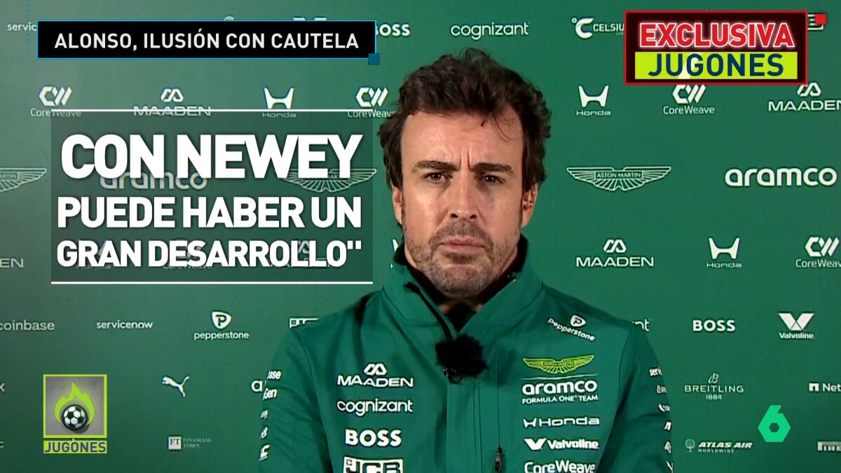 Fernando Alonso responde a 'Jugones': "¿Cuánto tiempo vamos a tardar en ver la 33?"