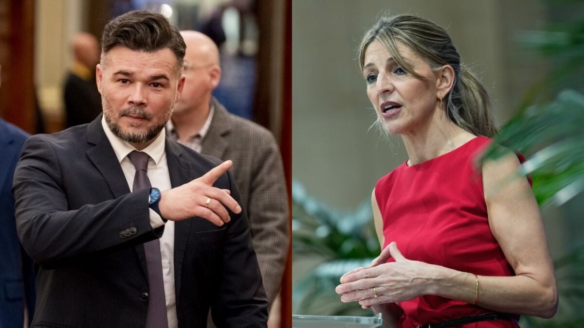 La cuestión del liderazgo divide a los partidos de izquierda: Rufián se postula entre líneas, Sumar apoya a Yolanda Díaz e IU aboga por un cambio