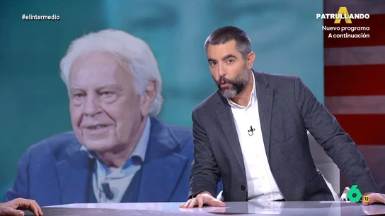 Dani Mateo 'lamenta' que el PSOE pierda a Felipe González: "Es un símbolo al que se le olvida la rosa y va a puño limpio" Dani Mateo 'lamenta' que el PSOE pierda a Felipe González: "Es un símbolo al que se le olvida la rosa y va a puño limpio"