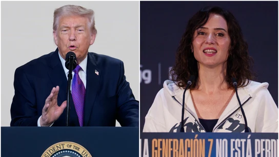 De la defensa a ultranza de Israel a hablar de México como una "narcodictadura": los parecidos razonables entre los discursos ultras de Ayuso y Trump De la defensa a ultranza de Israel a hablar de México como una "narcodictadura": los parecidos razonables entre los discursos ultras de Ayuso y Trump