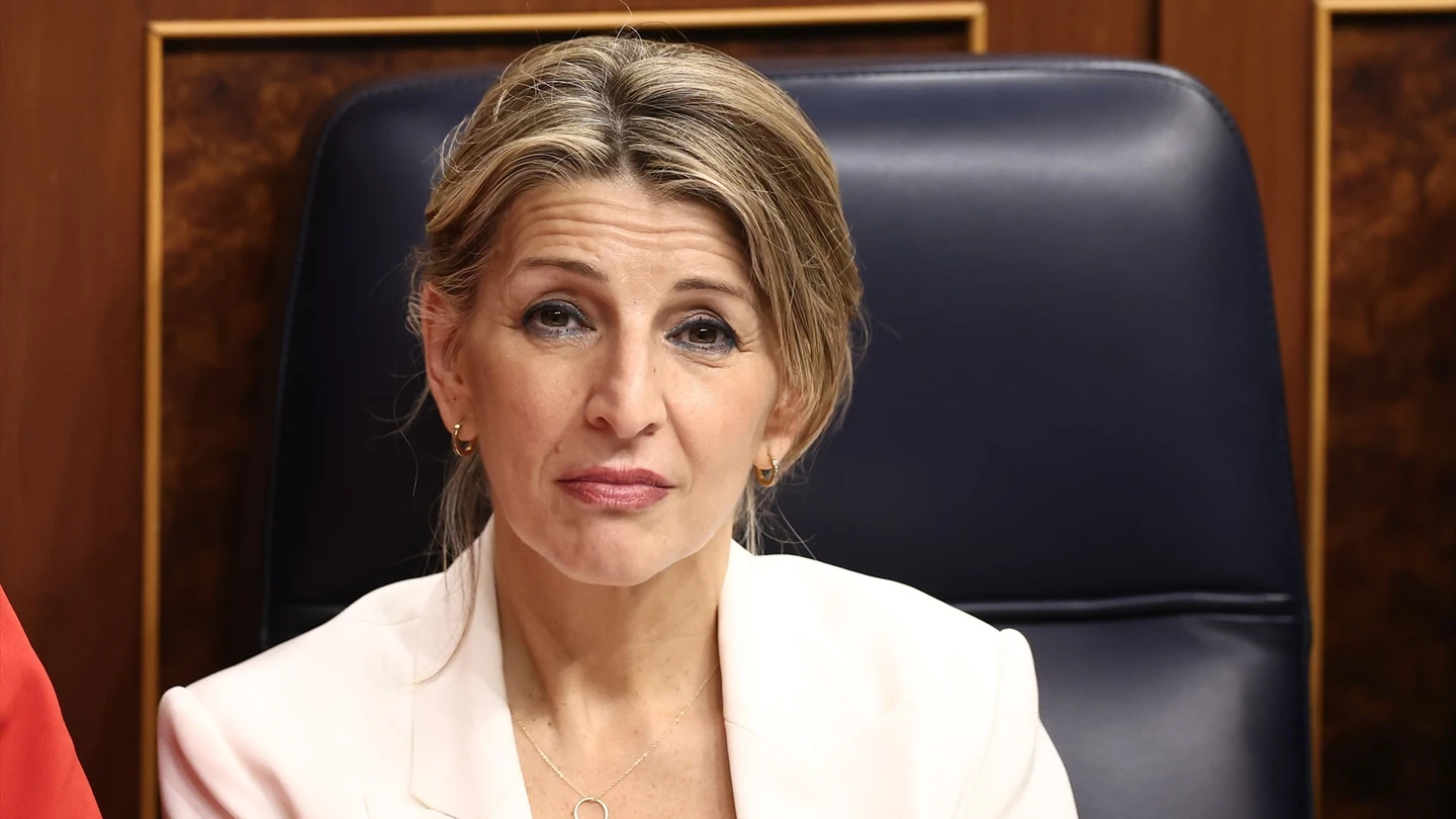 Yolanda Díaz este miércoles en el Congreso de los DIputados Yolanda Díaz este miércoles en el Congreso de los DIputados