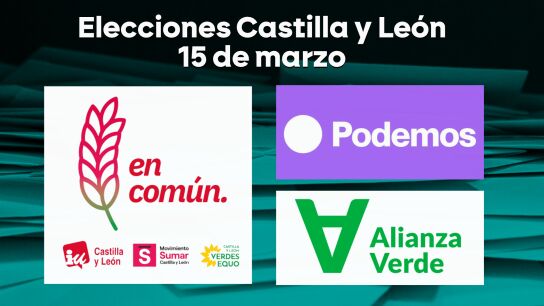 Partidos a la izquierda del PSOE que se presentan en Castilla y León