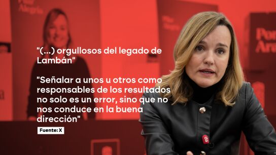 Alegr&iacute;a tacha de "error" las cr&iacute;ticas de &Oacute;scar L&oacute;pez a Lamb&aacute;n por no hacer oposici&oacute;n al PP y reconoce que el resultado en Arag&oacute;n "no fue bueno"