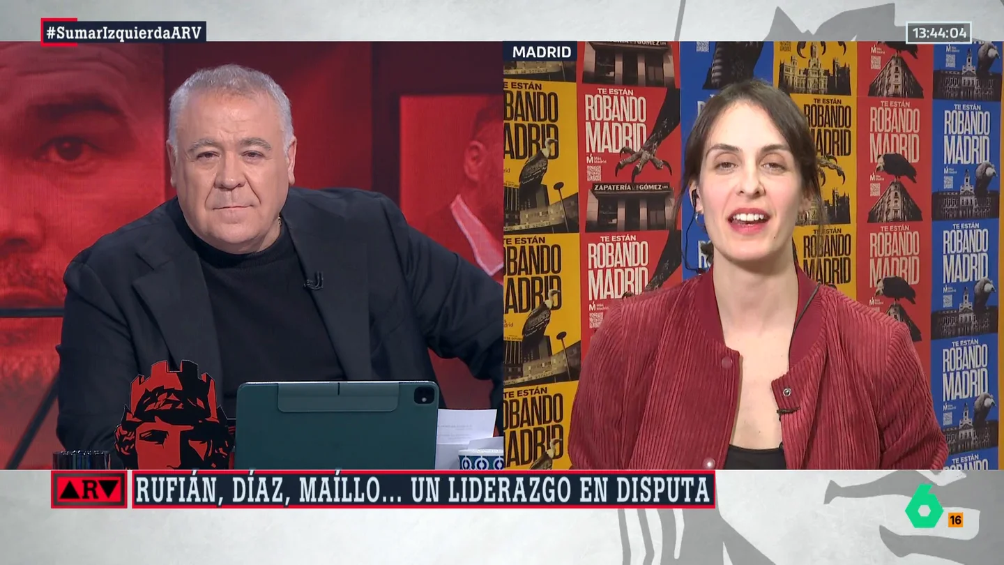 Rita Maestre (Más Madrid), en Al Rojo Vivo rita maestre