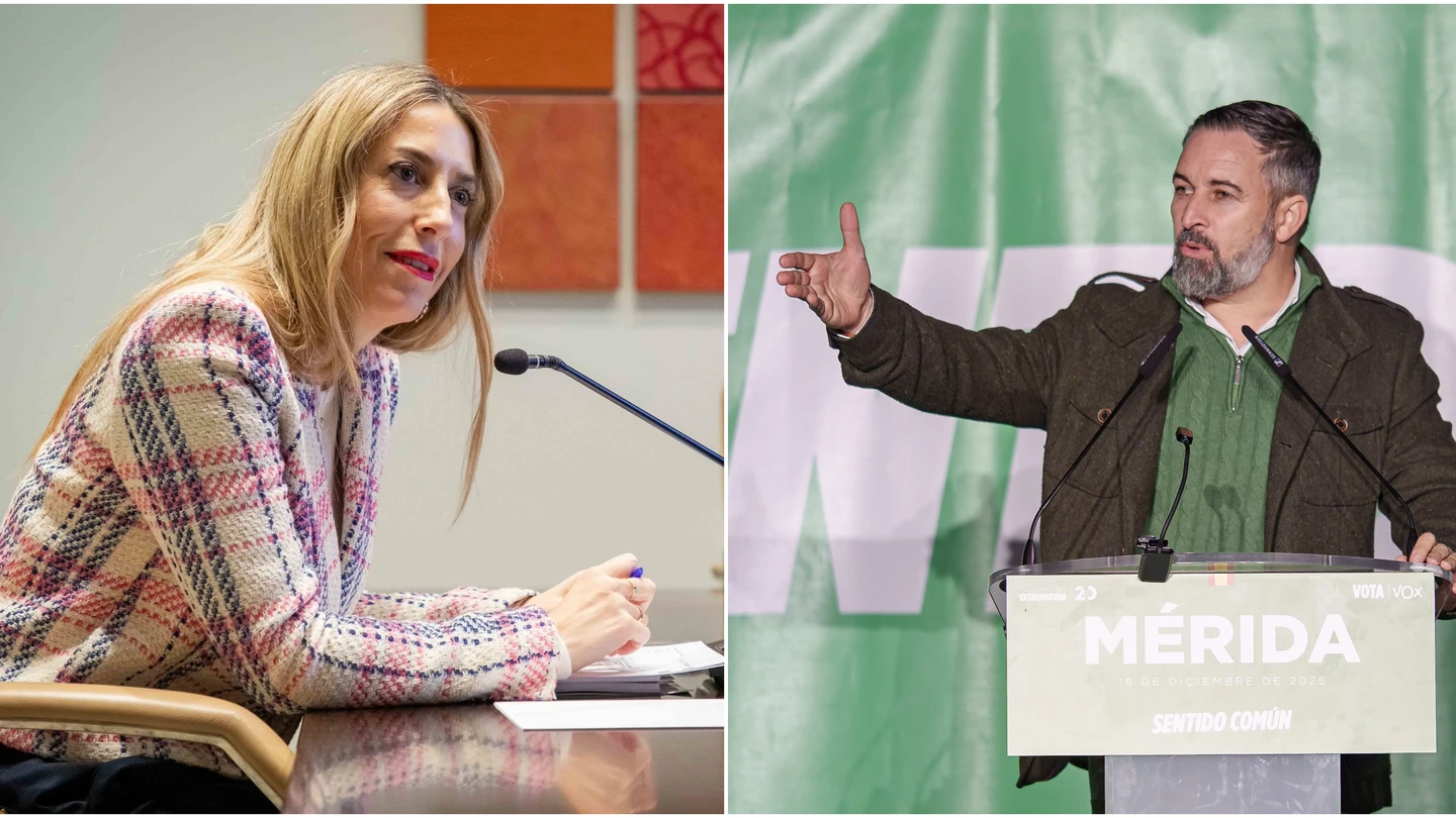 Bandazos, reproches y acusaciones cruzadas: PP y Vox se contradicen mientras el fantasma de la repetición electoral llega a Extremadura Bandazos, reproches y acusaciones cruzadas: PP y Vox se contradicen mientras el fantasma de la repetición electoral llega a Extremadura