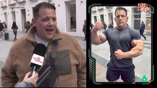 Un hombre alucina al ver su versión musculada hecha con IA: "Preguntad a mi novia a ver si le gusta más" El Intermedio recurre a la Inteligencia Artificial para conseguir que varias personas tengan un cuerpazo sin necesidad de pasar horas en el gimnasio. Descubre el resultado en el vídeo principal.