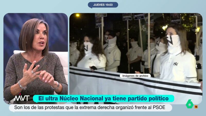 Bea de Vicente, sobre la inscripci&oacute;n de N&uacute;cleo Nacional como partido: "La libertad ideol&oacute;gica lo permite siempre que no haya mensajes de odio"