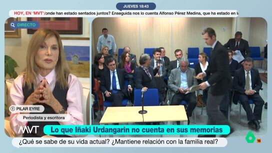 Pilar Eyre dice que las memorias de Urdangarin van ganando por mucho a las del em&eacute;rito y se&ntilde;ala las infidelidades que obvia: "&Eacute;l ya estaba liado con esta se&ntilde;ora"