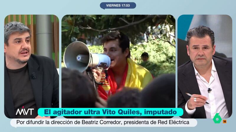 Alfonso P&eacute;rez Medina explica los detalles de la imputaci&oacute;n de Vito Quiles: "La Polic&iacute;a tuvo muchos problemas para localizarlo y tuvieron que hacerlo a trav&eacute;s de su madre"