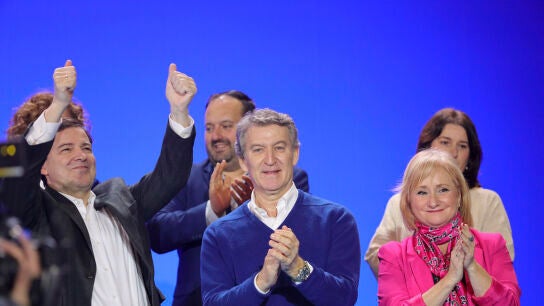 Feij&oacute;o en un acto del PP