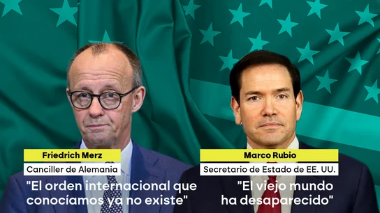 Friedrich Merz y Marco Rubio Friedrich Merz y Marco Rubio