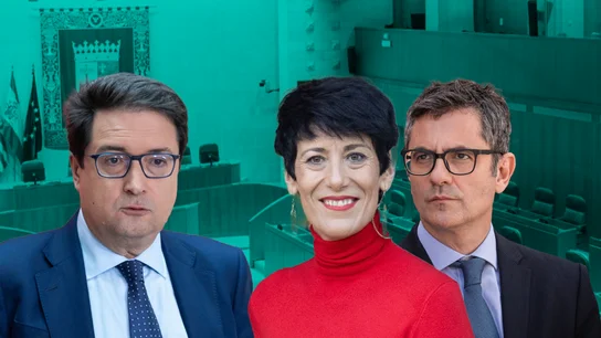 Óscar López, Elma Saiz y Félix Bolaños Óscar López, Elma Saiz y Félix Bolaños