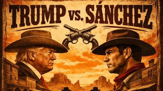 Sánchez vs Trump. Sánchez vs Trump.
