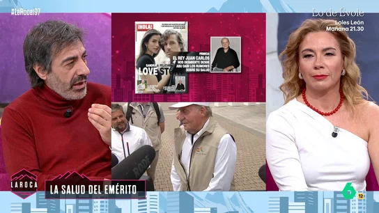 Juan del Val sale en defensa del emérito tras los rumores sobre su estado de salud: "Le sienta mal leer que está a punto de morir" Juan del Val sale en defensa del emérito tras los rumores sobre su estado de salud: "Le sienta mal leer que está a punto de morir"