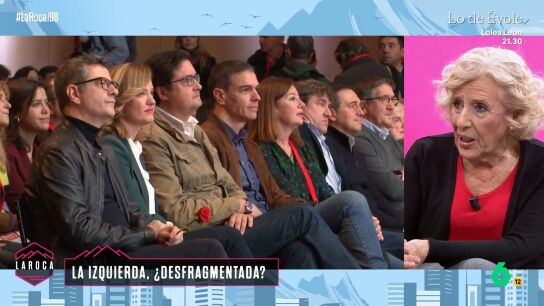 Manuela Carmena: "La gente est&aacute; enfadada con la clase pol&iacute;tica, cuando hay un fracaso electoral lo primero es preguntar por qu&eacute;"