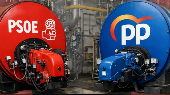 Calderas del PSOE y del PP Calderas del PSOE y del PP