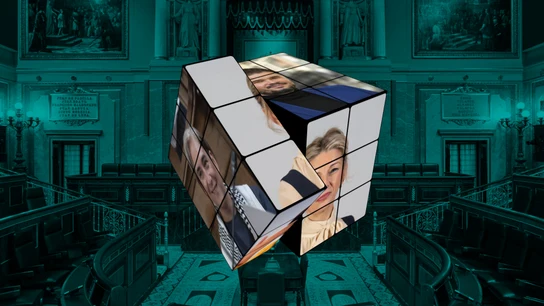 El cubo de Rubik de la izquierda El cubo de Rubik de la izquierda