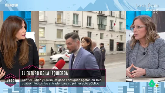 Tania Sánchez, sobre el acto político de Rufián y Emilio Delgado: "A mí me tiene atónita porque no sé cuál es la propuesta" Tania Sánchez, sobre el acto político de Rufián y Emilio Delgado: "A mí me tiene atónita porque no sé cuál es la propuesta"