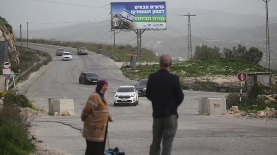 Ciudadanos en Nablús (Cisjordania). Ciudadanos en Nablús (Cisjordania).
