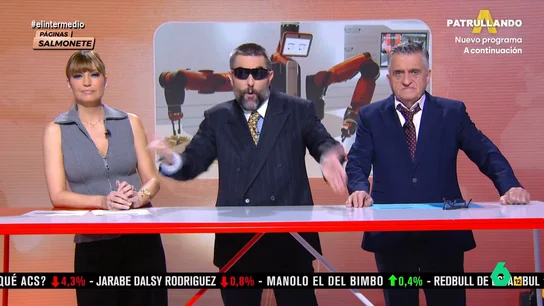 'Show me the Dani' defiende las ventajas de contratar robots: "Lo mejor es que no te vienen con tonterías de esas del convenio" Dani Mateo se convierte en el 'criptobro' para criticar esta medida. 'Show me the Dani' expone que si se tiene que pagar hasta los becarios, los empresarios no tienen más opciones que recurrir a la tecnología.