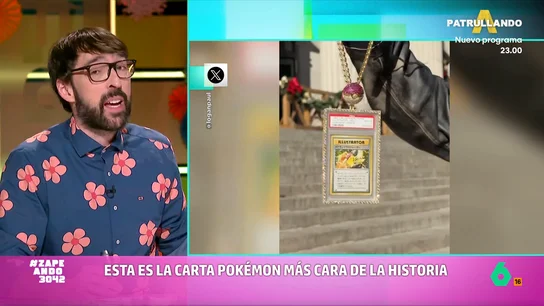 VÍDEO | Quique Peinado alucina con la carta Pokémon más cara del mundo: "Vale más que un delantero del Rayo Vallecano" VÍDEO | Quique Peinado alucina con la carta Pokémon más cara del mundo: "Vale más que un delantero del Rayo Vallecano"
