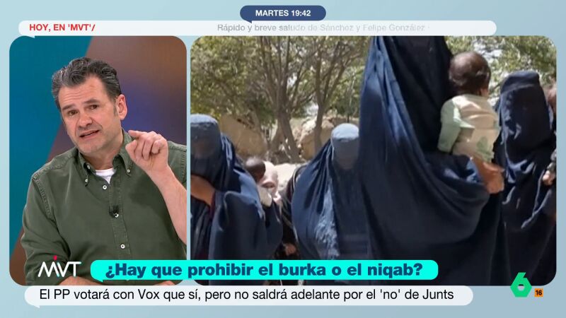 I&ntilde;aki L&oacute;pez: "Vox no piensa en ning&uacute;n momento en las mujeres debajo del burka. Es una medida racista"
