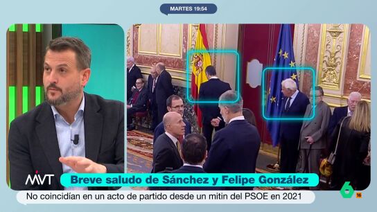 El expresidente socialista se ha encontrado en el Congreso con el presidente del Gobierno despu&eacute;s de afirmar que si S&aacute;nchez volv&iacute;a a ser candidato en las elecciones, iba a votar en blanco. 