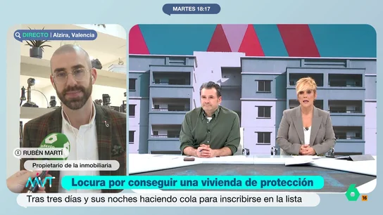 La inmobiliaria de Alzira que ofrece una promoción de VPO: "El promotor ha preferido dar ese beneficio a la población que lucrarse" La inmobiliaria de Alzira que ofrece una promoción de VPO: "El promotor ha preferido dar ese beneficio a la población que lucrarse"
