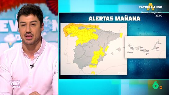 V&Iacute;DEO | Francisco Cacho alerta sobre la llegada de la borrasca Pedro: viento, olas y lluvias en media Espa&ntilde;a